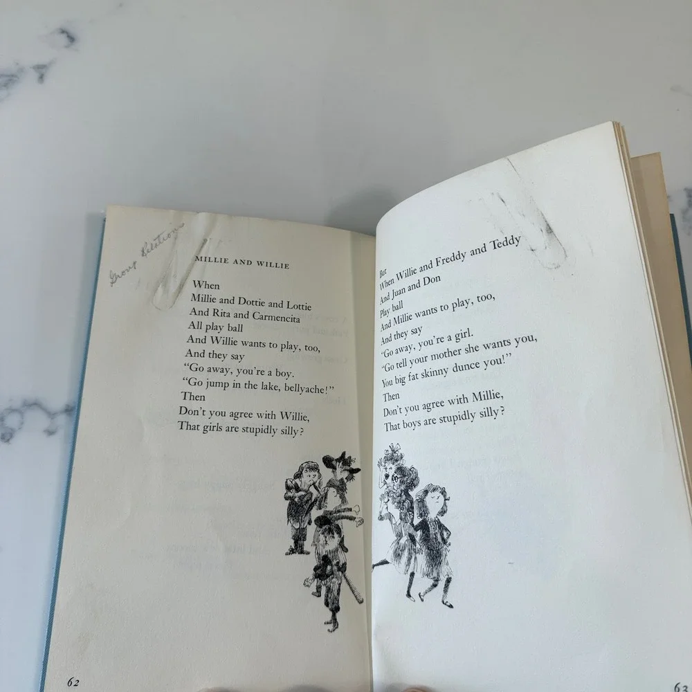 There‎ Is No Rhyme for Silver Eve Merriam 1962 First Edition Poetry Hardcover